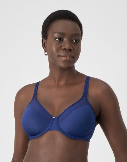 Bali One Smooth U® Ultra Light Underwire Bra In The Navy Sale Online - Click Image to Close