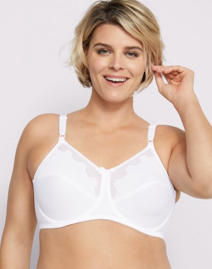 Bali Flower Bali Underwire Bra White Sale Online - Click Image to Close