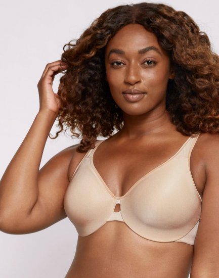 Bali Lilyette by Bali Plunge Into Comfort Minimizer Bra Champagne Shimmer Sale Online - Click Image to Close