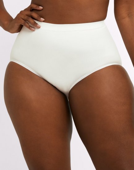 Bali Bali Women's Comfort Revolution® Firm Control Brief 2-Pack White/White Sale Online - Click Image to Close