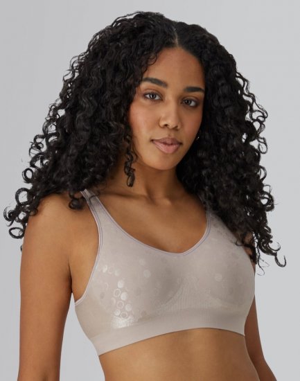 Bali Comfort Revolution ComfortFlex Fit Shaping Wireless Bra Evening Blush Dot Sale Online - Click Image to Close