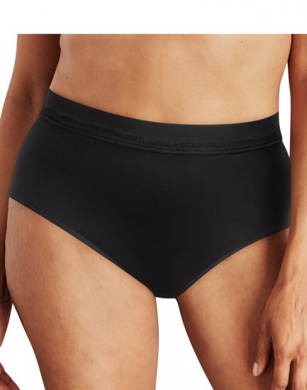 Bali One Smooth U® Modern Microfiber Brief Black Sale Online - Click Image to Close