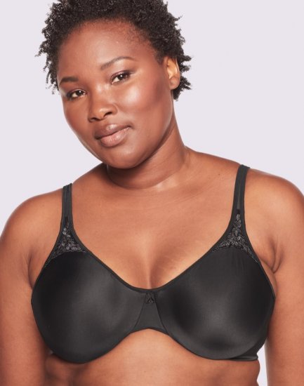 Bali Passion for Comfort Minimizer Underwire Bra Black Sale Online - Click Image to Close