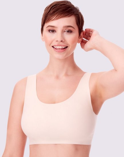 Bali Comfort Revolution EasyLite Wireless Bra Light Beige Sale Online - Click Image to Close