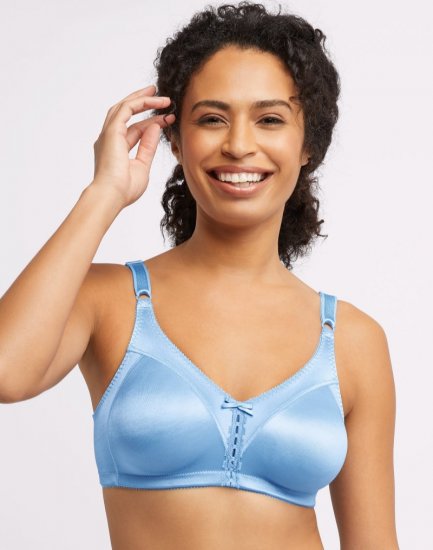 Bali Double Support Wireless Bra Blue Sky Ahead Sale Online - Click Image to Close