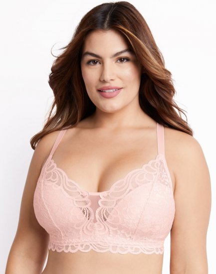 Bali Lace Desire Wireless Bra Gentle Peach Sale Online - Click Image to Close