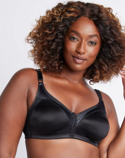 Bali Double Support Wireless Bra Black Sale Online - Click Image to Close