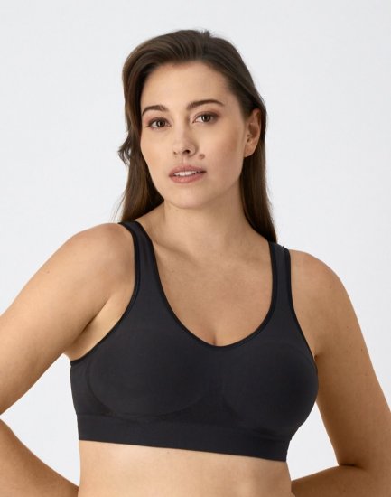 Bali Comfort Revolution ComfortFlex Fit Shaping Wireless Bra Black Sale Online - Click Image to Close