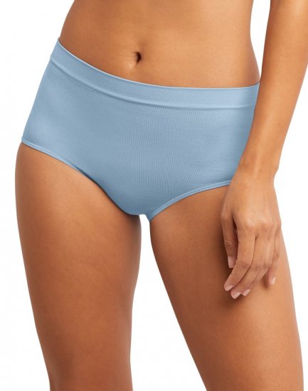 Bali One Smooth U® All-Around Smoothing Brief Soft Blue Grey Sale Online - Click Image to Close