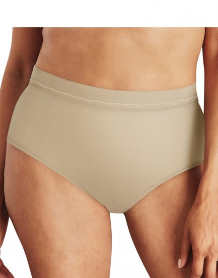 Bali One Smooth U® Modern Microfiber Brief Almond Sale Online - Click Image to Close