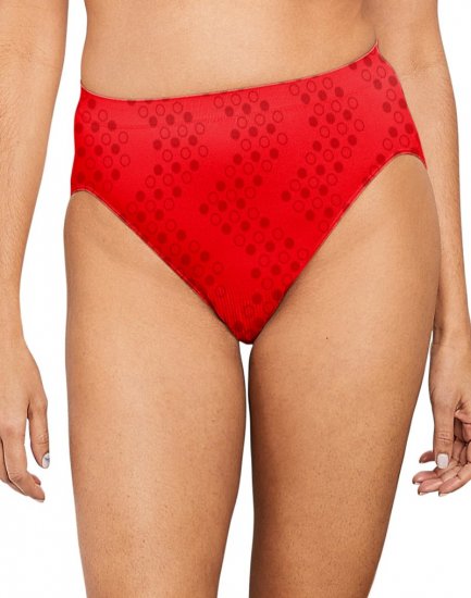 Bali Comfort Revolution® Hi Cut Brief Red Stone Dot Sale Online - Click Image to Close