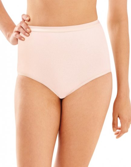 Bali Full-Cut-Fit Stretch Cotton Brief Silken Pink Sale Online - Click Image to Close