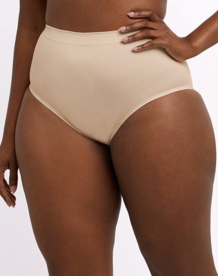 Bali Seamless Shaping Brief 2-Pack Soft Taupe Sale Online - Click Image to Close