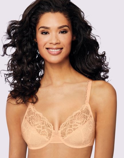 Bali Lace Desire Underwire Bra Champagne Shimmer Sale Online - Click Image to Close