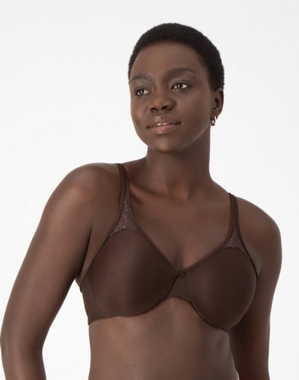 Bali Passion for Comfort Minimizer Underwire Bra Warm Cocoa Brown Sale Online - Click Image to Close