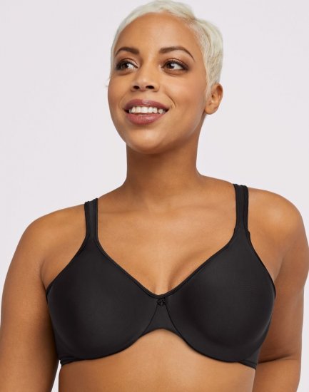 Bali Passion For Comfort Underwire Bra Black Sale Online - Click Image to Close