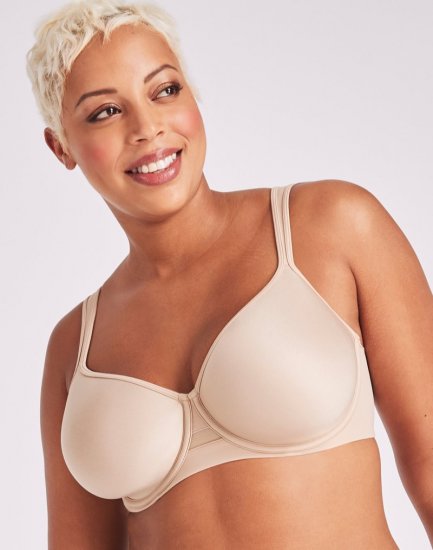 Bali One Smooth U Ultra Light Minimizer Underwire Bra Taupe Sale Online - Click Image to Close