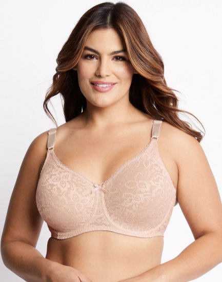 Bali Lace 'N Smooth Underwire Bra Rose Sale Online - Click Image to Close