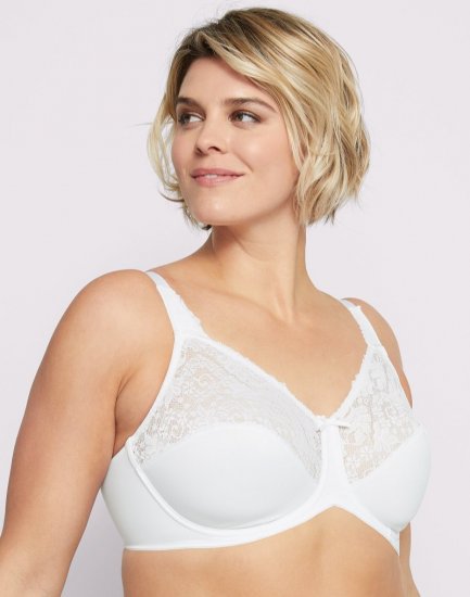 Bali Lilyette by Bali Minimizer Underwire Bra White Sale Online - Click Image to Close