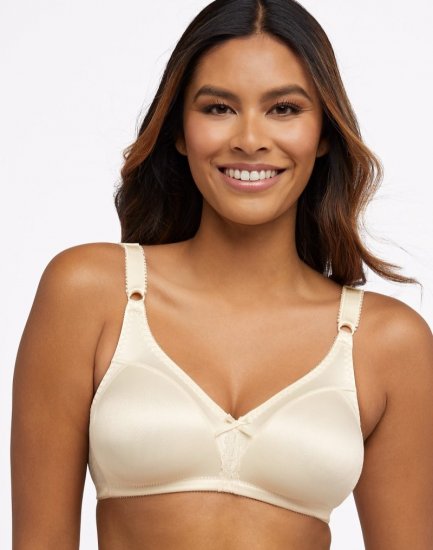 Bali Double Support Wireless Bra Light Beige Sale Online - Click Image to Close