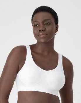 Bali Comfort Revolution ComfortFlex Fit Shaping Wireless Bra White Tropic Sale Online