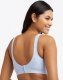 Bali Comfort Revolution ComfortFlex Fit Seamless 2-Ply Wireless Bra Blue Flight Aztec Sale Online