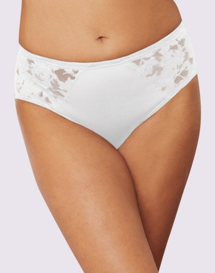 Bali Passion For Comfort Lace Brief White Sale Online - Click Image to Close