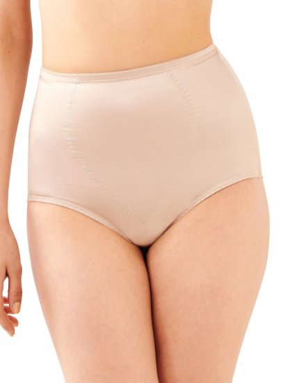 Bali Jacquard Shaping Brief 2-Pack Nude Sale Online - Click Image to Close