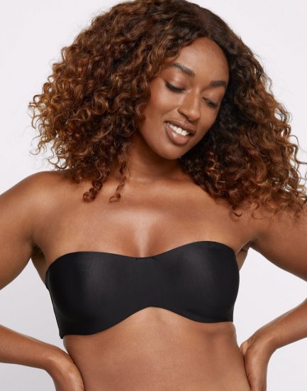 Bali Lilyette® by Bali® Tailored Strapless Minimizer® Bra Black Sale Online - Click Image to Close