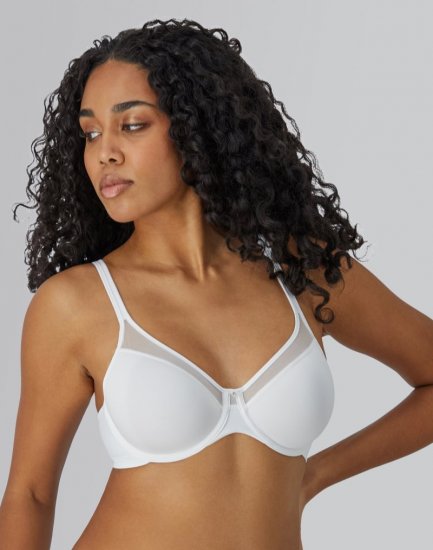 Bali One Smooth U® Ultra Light Underwire Bra White Sale Online - Click Image to Close