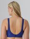 Bali Comfort Revolution ComfortFlex Fit Shaping Wireless Bra In The Navy Dot Sale Online