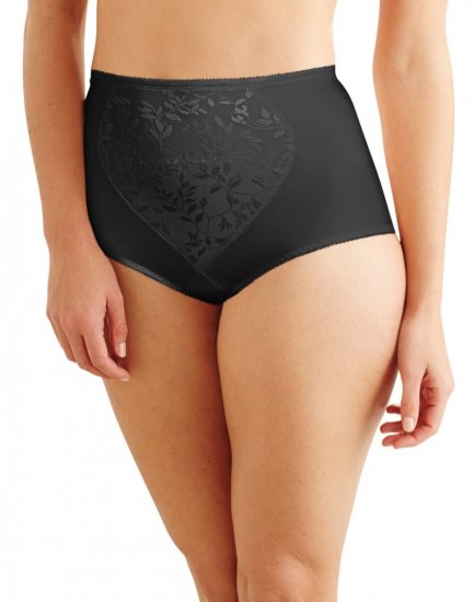 Bali Jacquard Shaping Brief 2-Pack Black Jacquard Sale Online - Click Image to Close