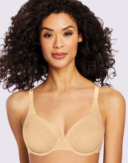 Bali Passion For Comfort Smoothing & Light Lift Underwire Bra Latte Lift Lace Sale Online - Click Image to Close