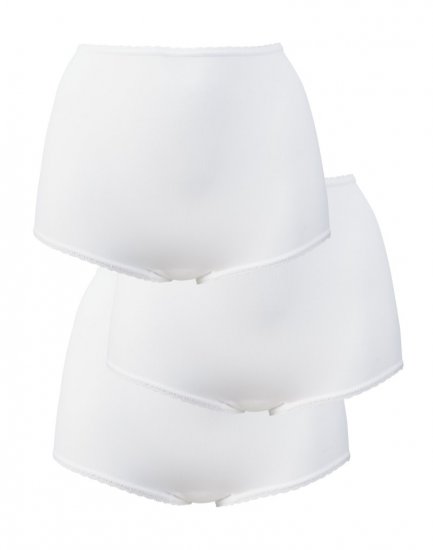 Bali Skimp Skamp Brief, 3-Pack White/White/White Sale Online - Click Image to Close