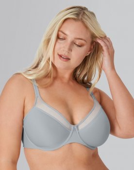 Bali One Smooth U® Ultra Light Underwire Bra Crystal Grey Sale Online