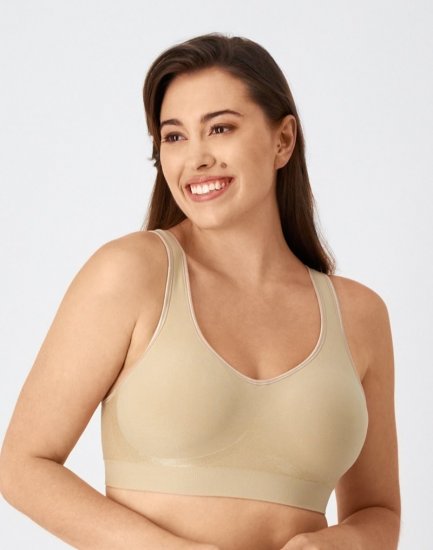 Bali Comfort Revolution ComfortFlex Fit Shaping Wireless Bra Nude Sale Online - Click Image to Close