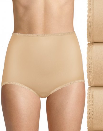 Bali Skimp Skamp Brief, 3-Pack Nude/Nude/Nude Sale Online - Click Image to Close