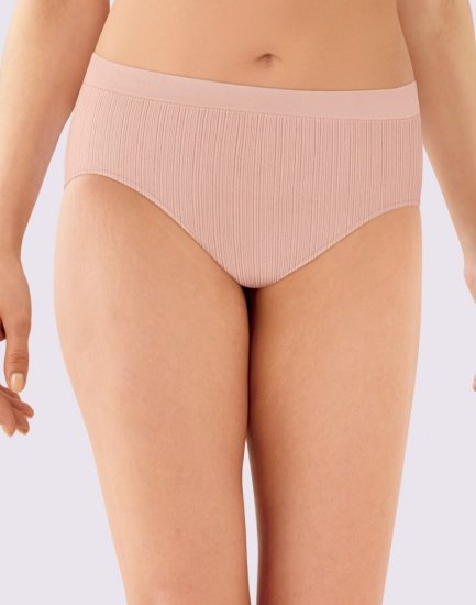 Bali One Smooth U All-Around Smoothing Hi-Cut Panty Almond Rib Sale Online - Click Image to Close