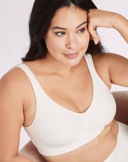 Bali Comfort Revolution ComfortFlex Fit Seamless 2-Ply Wireless Bra Light Beige Retro Sale Online