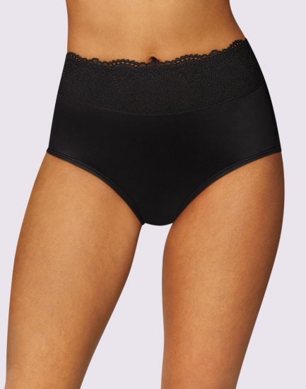 Bali Passion For Comfort Brief Panty Black Lace Sale Online - Click Image to Close