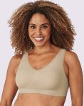 Bali One Smooth U Smooth Support Bralette Almond Rib Sale Online