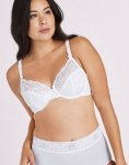 Bali Lace Desire Underwire Bra White Sale Online