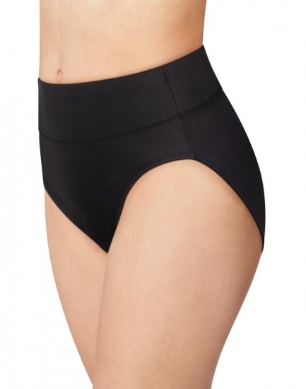 Bali Passion for Comfort® Hi-Cut Panty Black Sale Online - Click Image to Close