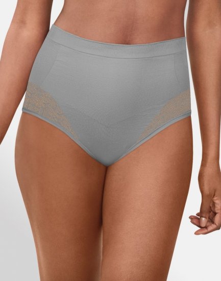 Bali Bali Women's Comfort Revolution® Firm Control Brief 2-Pack Blue Sky Ahead/Light Buff Sale Online - Click Image to Close