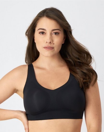 Bali Comfort Revolution Easylite Back Close Wireless Bra Black Sale Online - Click Image to Close