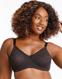 Bali Lace 'N Smooth Underwire Bra Black Sale Online