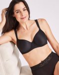 Bali One Smooth U Ultra Light Minimizer Underwire Bra Black Sale Online